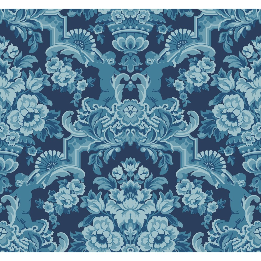 Lola Wallpaper 13041 by Cole & Son in China Blue
